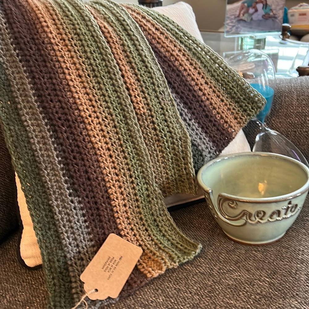 “Deep in the Forest” An XL scarf that is as unique as you are and handmade in …